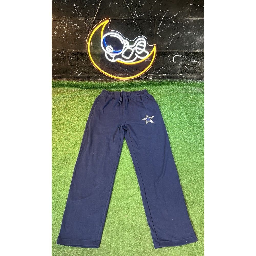 NFL Dallas Cowboys Fanatics Navy Blue‎ Sweatpants Joggers Football Men Size MD
